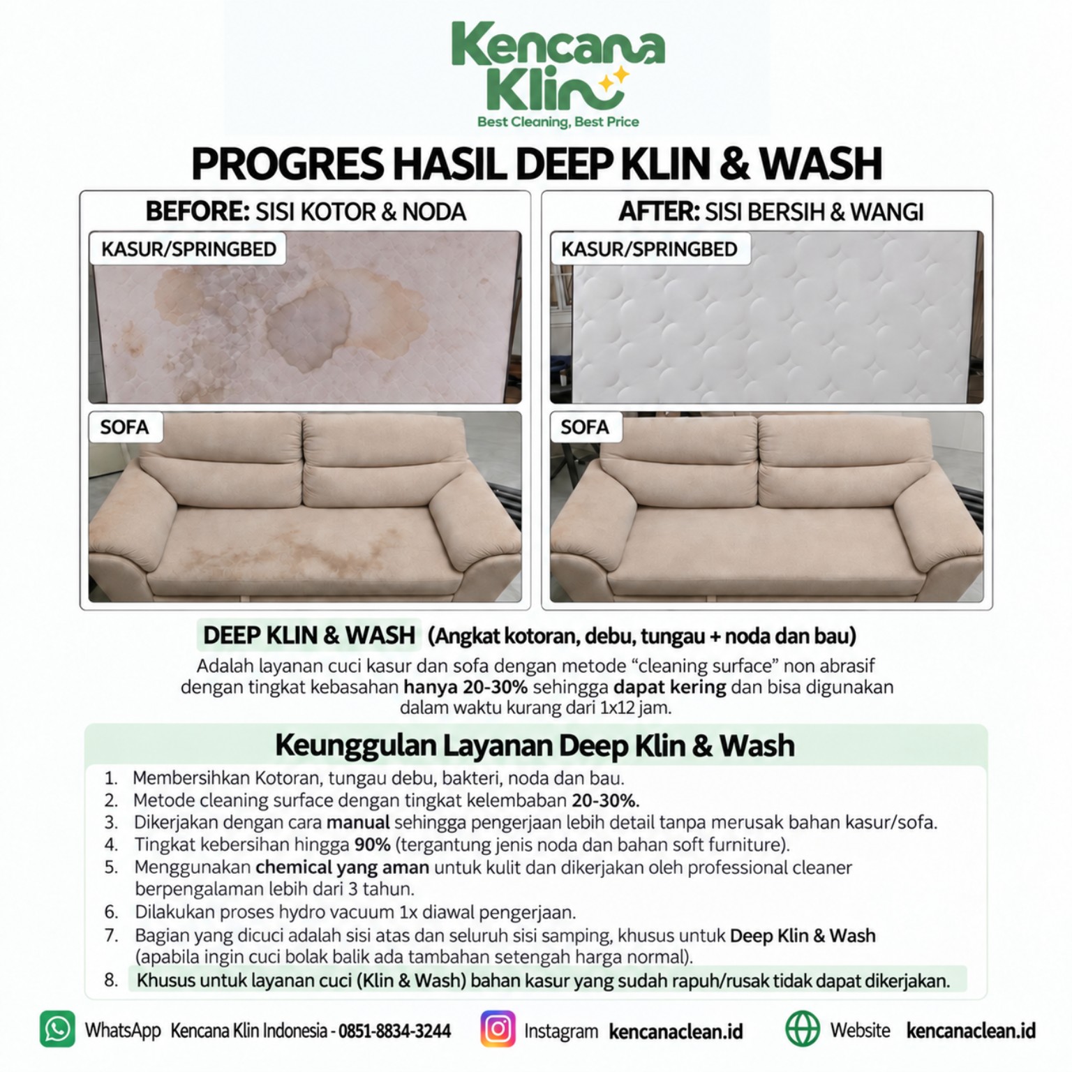 Deep Klin & Wash Kencana Klin Indonesia